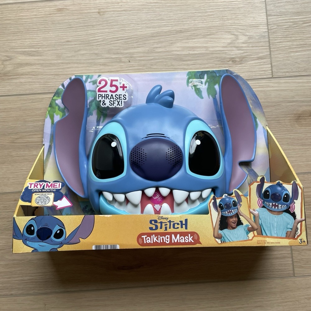 Just Play Disney Stitch Talking Mask Lilo & Stitch Interactive Toy Blue 46114